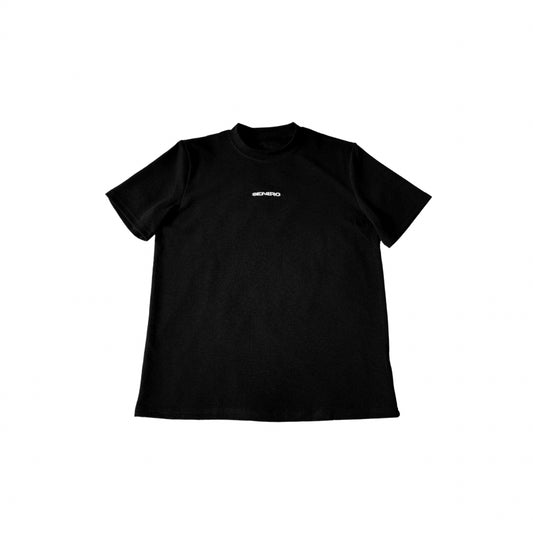 Black Essential Textured T-Shirt