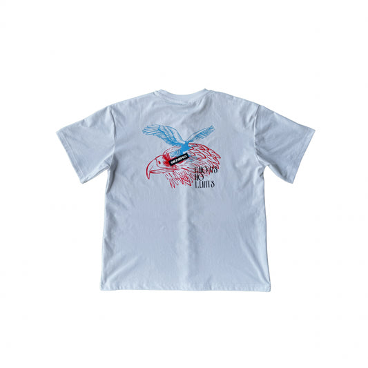 White Eagle Graphic Boxfit T-Shirt